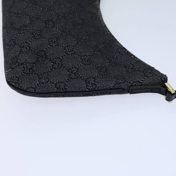 GUCCI GG Canvas Hand Bag Black Auth ep3704 - Picture 4 of 16